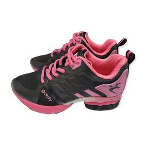 Gravity Defyer Gdefy Size 5.5 Womens Pink Black Shoes Athletic Sneakers
